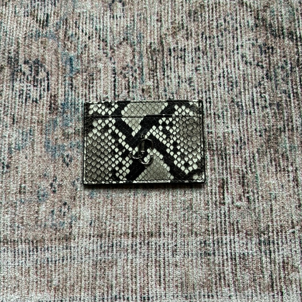 Jimmy Choo Python Card Wallet